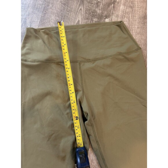 IAB MFG Leggings Womens Size 10 Large I am Becoming Activewear Olive Green - Picture 7 of 9